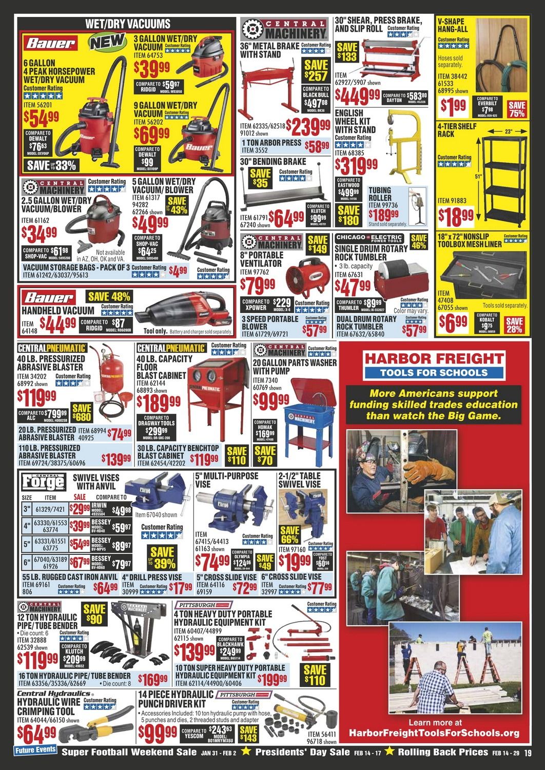 Harbor Freight Flyer Sale Feb 01 Feb 29, 2020