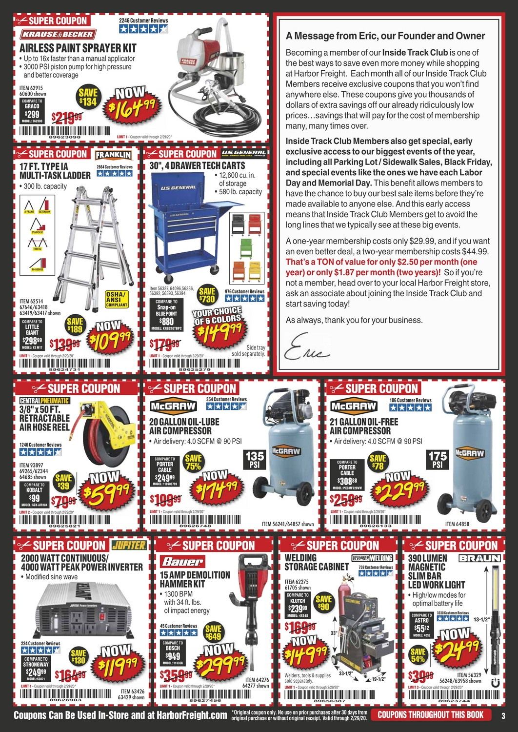 Harbor Freight Flyer Sale Feb 01 Feb 29, 2020