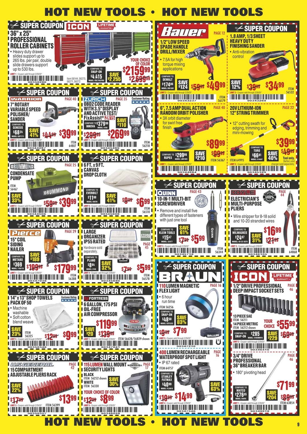 Harbor Freight Flyer Sale Feb 01 Feb 29, 2020