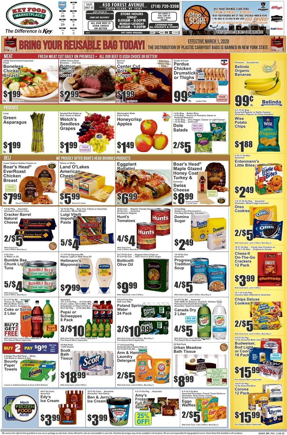 Key Food Weekly Ad Feb 28 – Mar 04, 2020