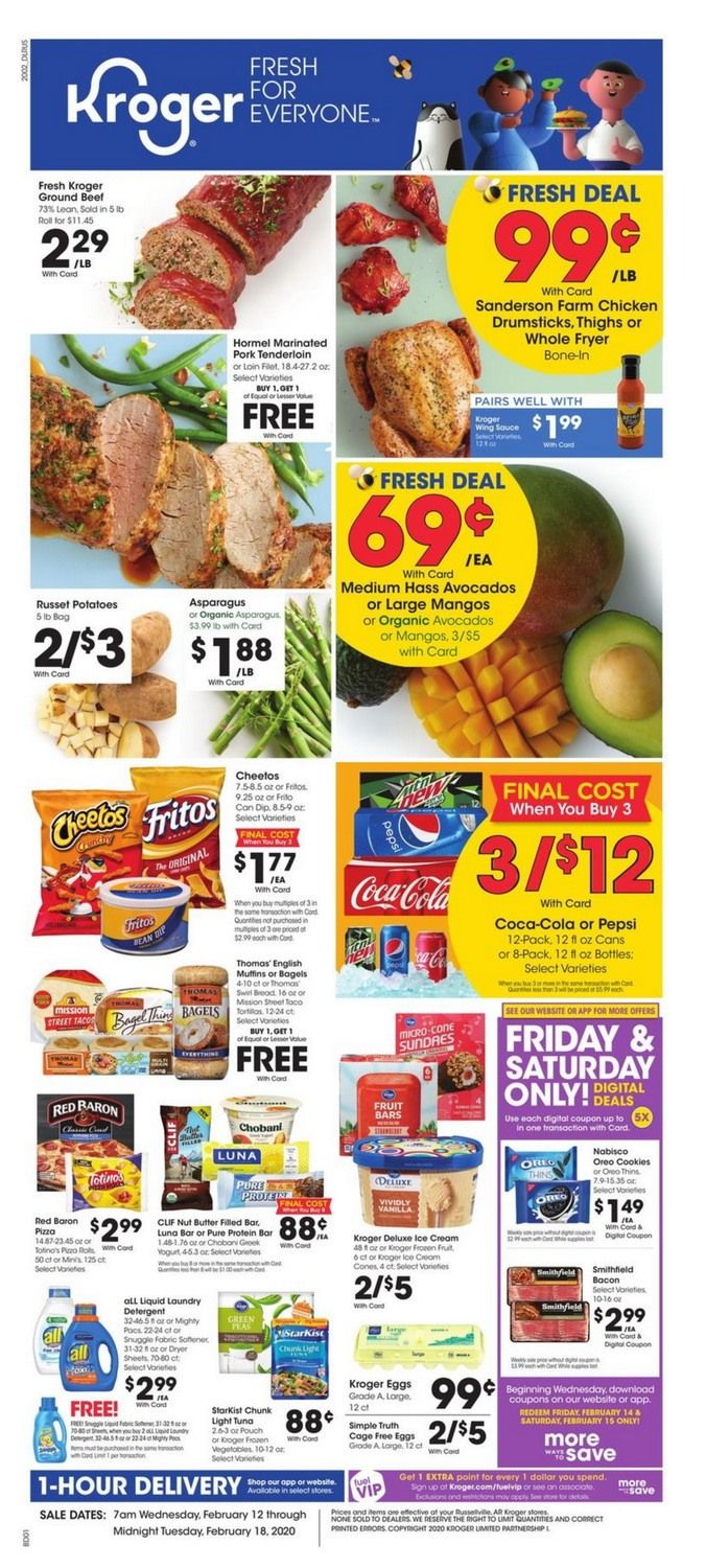 Kroger Weekly Ad Feb 12 Feb 18, 2020