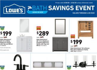 Lowe’s Weekly Ad Feb 20 – Feb 26, 2020
