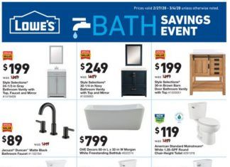 Lowe’s Weekly Ad Feb 27 – Mar 04, 2020