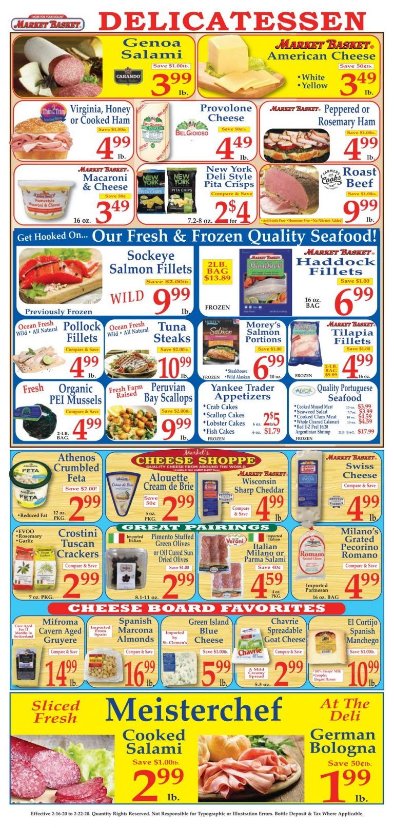 Market Basket Weekly Flyer Feb 16 Feb 22, 2020