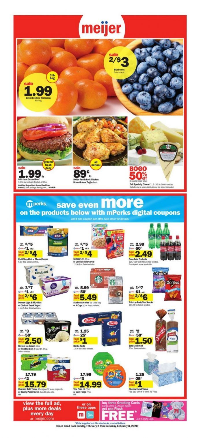 Meijer Weekly Ad Feb 2 Feb 8, 2020
