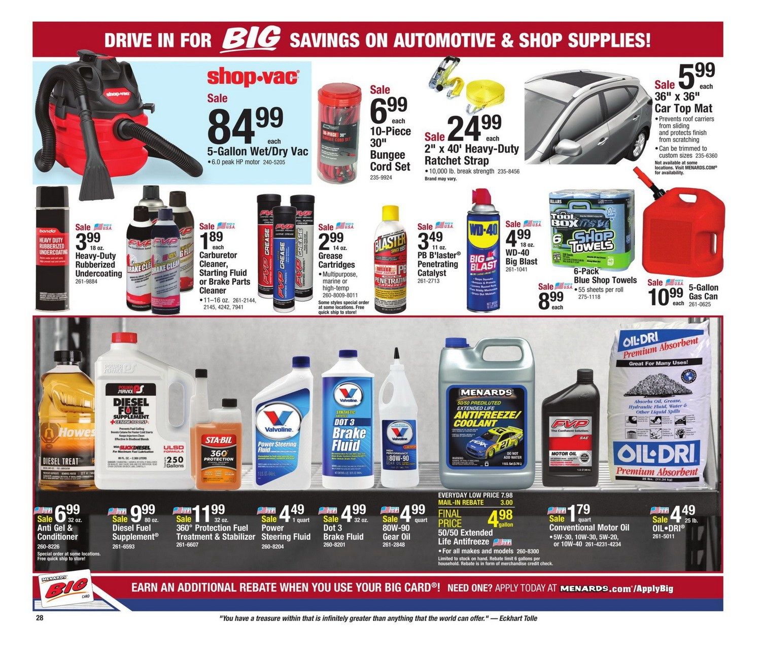 Menards Weekly Ad Feb 09 Feb 22, 2020