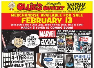 Ollie’s Weekly Ad Feb 13 – Feb 19, 2020
