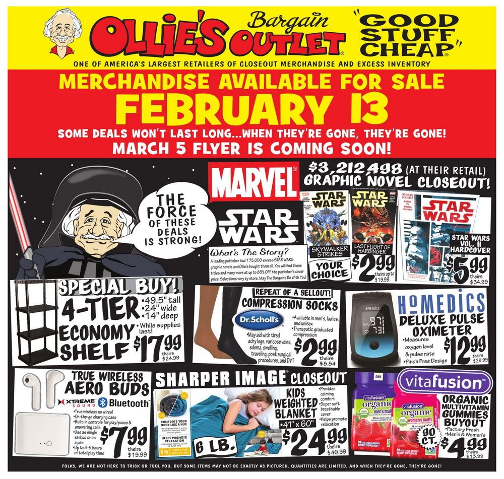 Ollie's Weekly Ad Feb 13 Feb 19, 2020