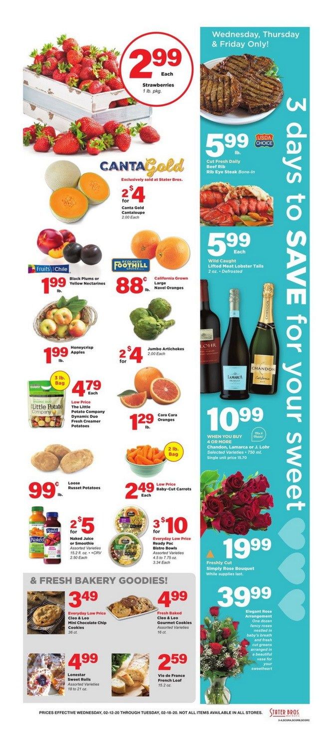 Stater Bros Weekly Ad Feb 12 Feb 18, 2020