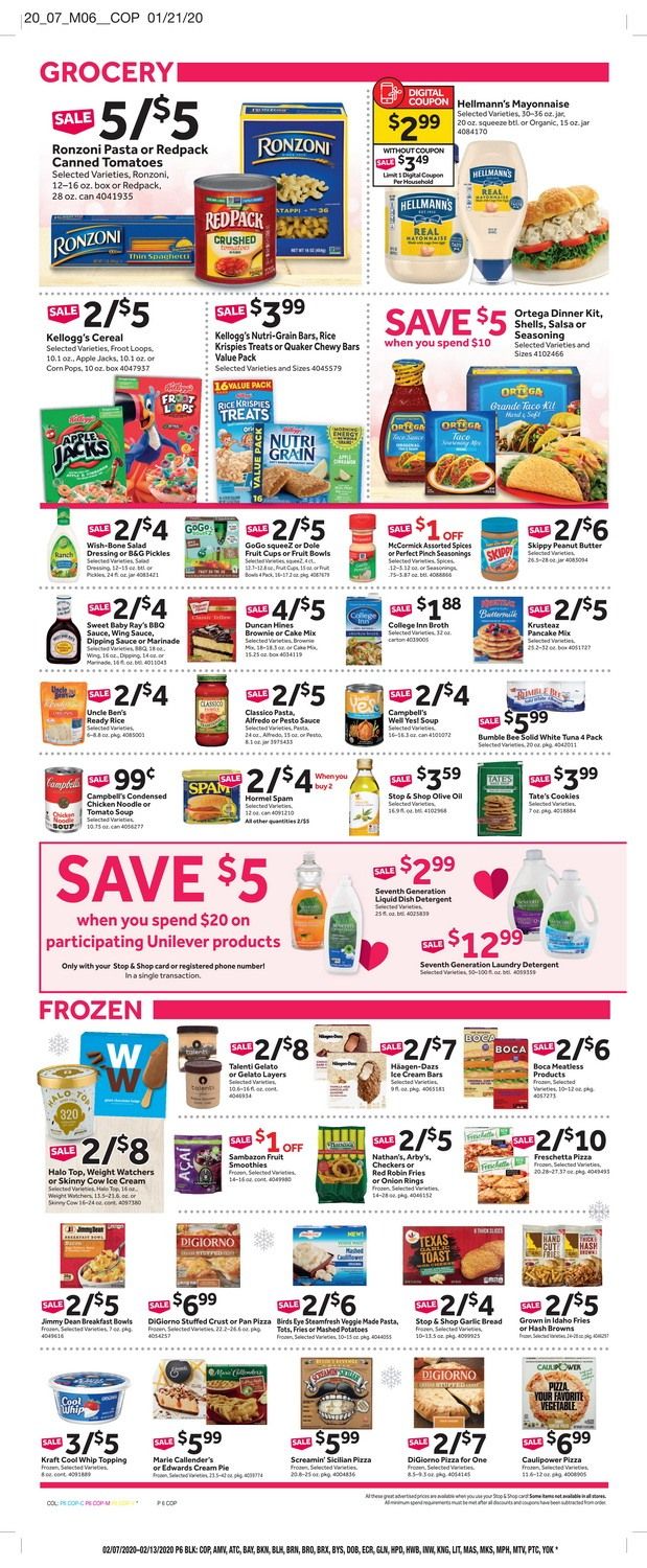 Stop & Shop Weekly Circular Feb 07 Feb 13, 2020