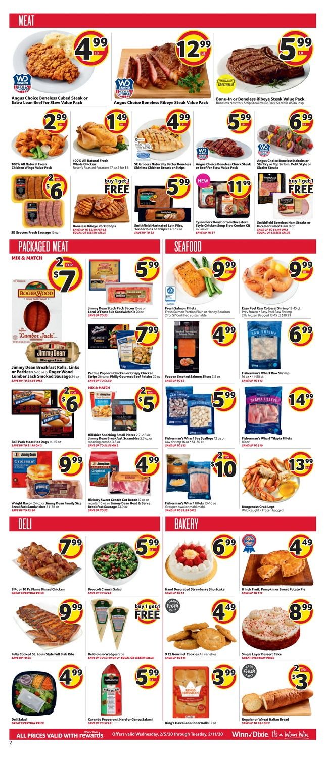 WinnDixie Weekly Ad Feb 05 Feb 11, 2020