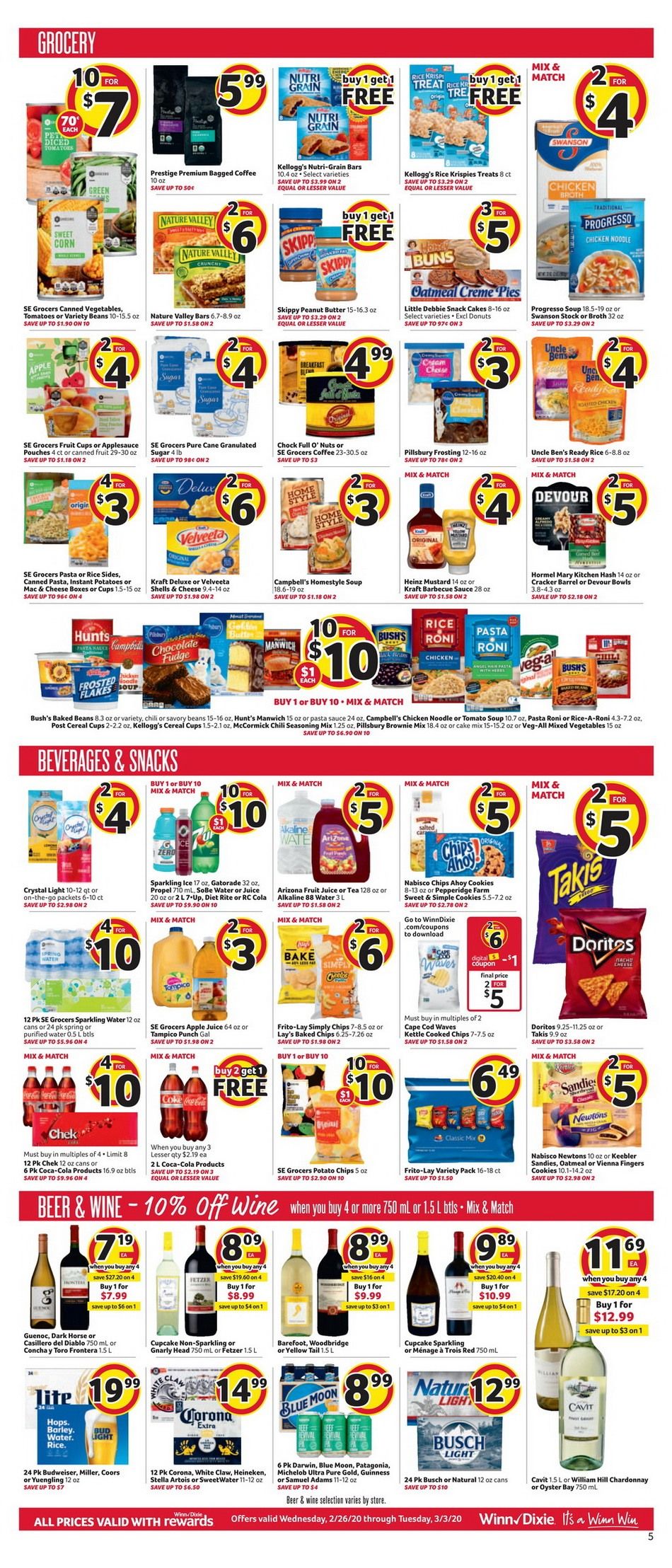WinnDixie Weekly Ad Feb 26 Mar 3, 2020
