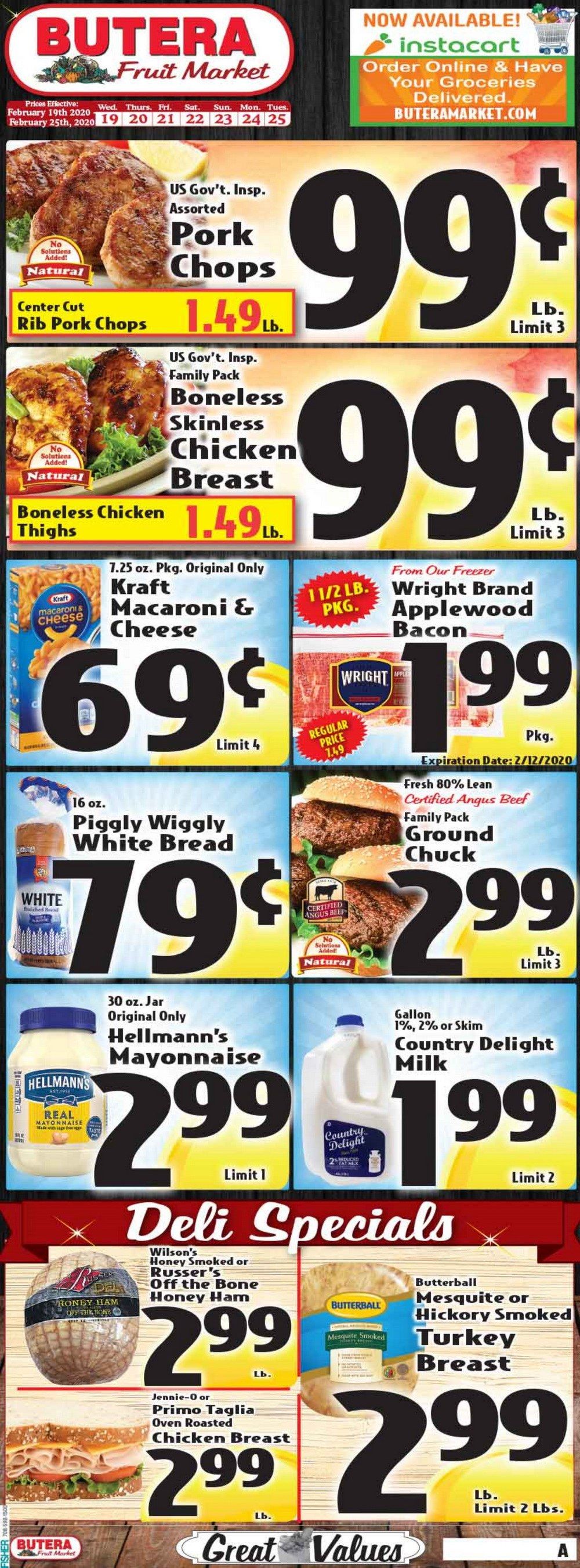 Butera Weekly Ad Feb 19 Feb 25 2020