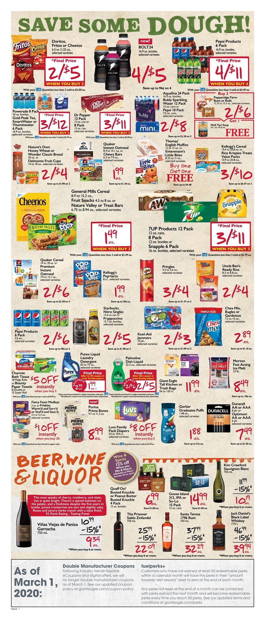 Giant Eagle Weekly Ad Feb 27 - Mar 4, 2020