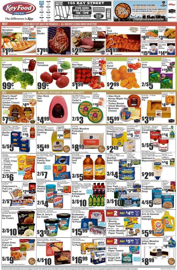 Key Food Weekly Ad Feb 14 – Feb 20, 2020