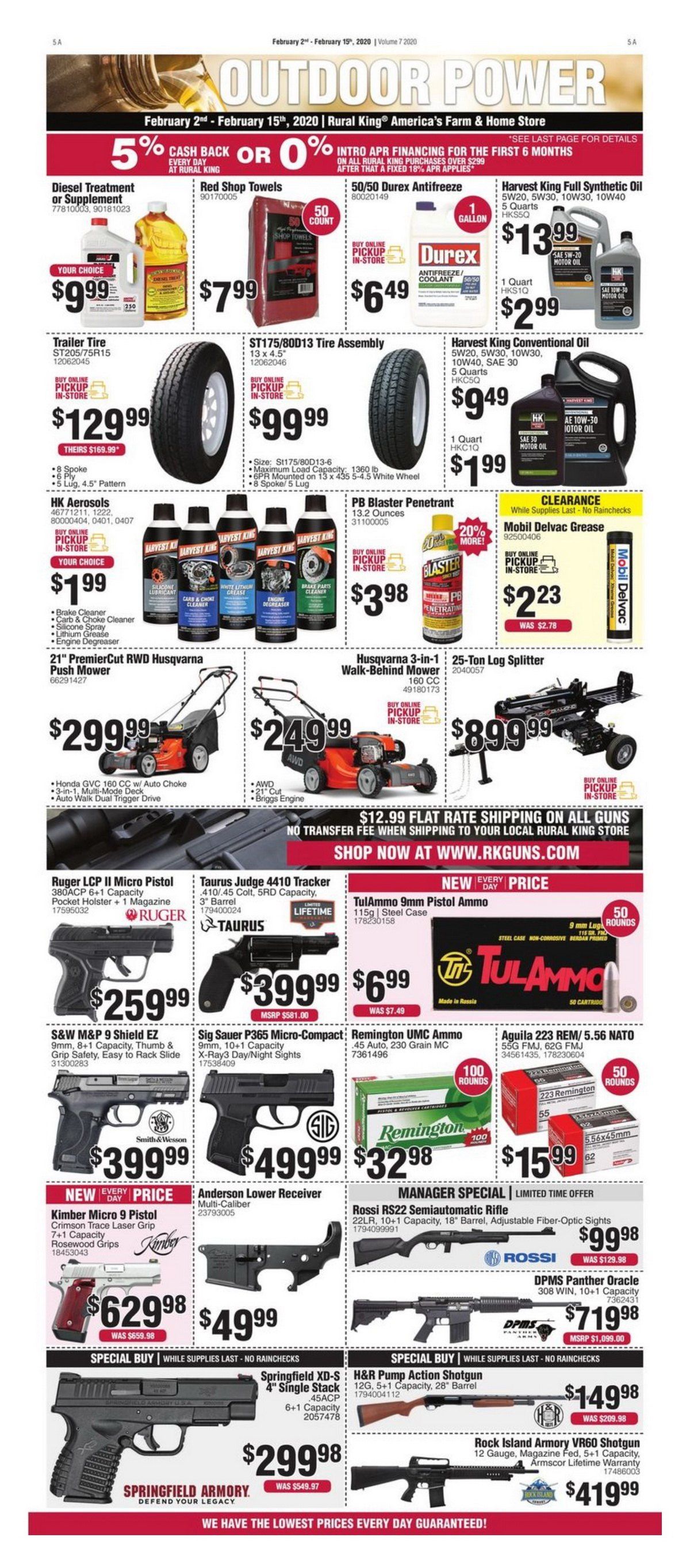 Rural King Weekly Ad Feb 2 Feb 15, 2020