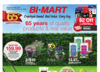 Bi Mart Weekly Ad Mar 4 – Mar 10, 2020
