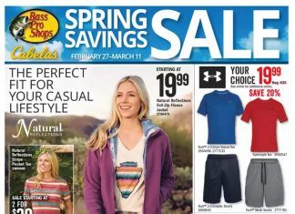 Bass Pro Shops Spring Fever Sale Feb 27 – Mar 11, 2020
