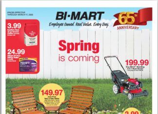 Bi-Mart Weekly Ad Mar 11 – Mar 17, 2020