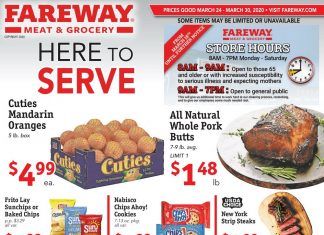Fareway Weekly Ad Mar 24 – Mar 30, 2020