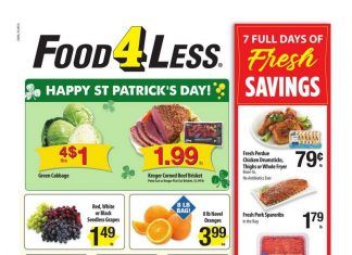 Food 4 Less Weekly Ad Mar 11 – Mar 17, 2020
