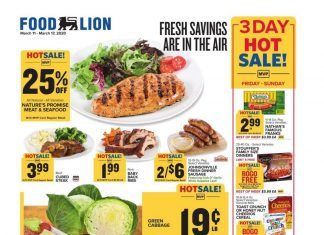 Food Lion Weekly Ad Mar 11 – Mar 17, 2020