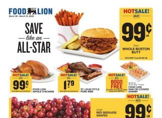 Food Lion Weekly Ad Mar 25 – Mar 31, 2020