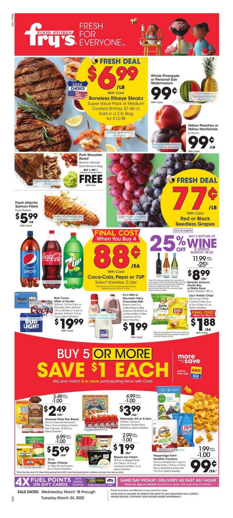 Fry's Food Weekly Ad Mar 18 Mar 24, 2020