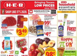 HEB Weekly Ad Mar 11 – Mar 17, 2020