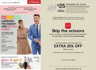 JCPenney Special Ad Sale Mar 09 – Mar 18, 2020