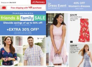 JCPenney Special Ad Sale Mar 26 – Mar 29, 2020