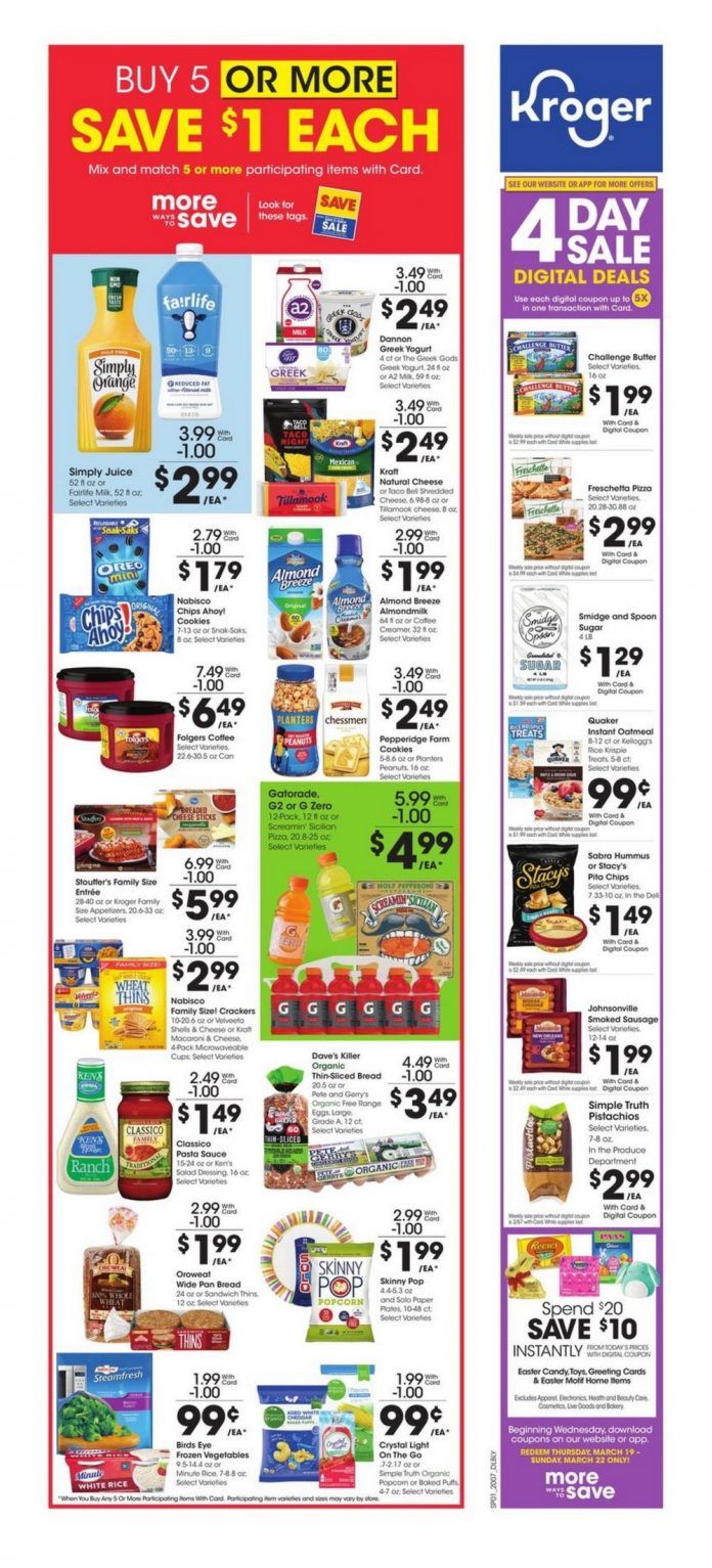 Kroger Weekly Ad Mar 18 Mar 24, 2020