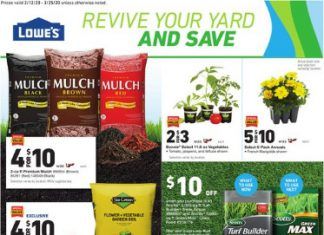 Lowe’s Weekly Ad Mar 12 – Mar 25, 2020