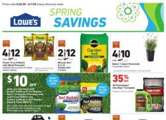 Lowe’s Weekly Ad Mar 26 – Apr 01, 2020