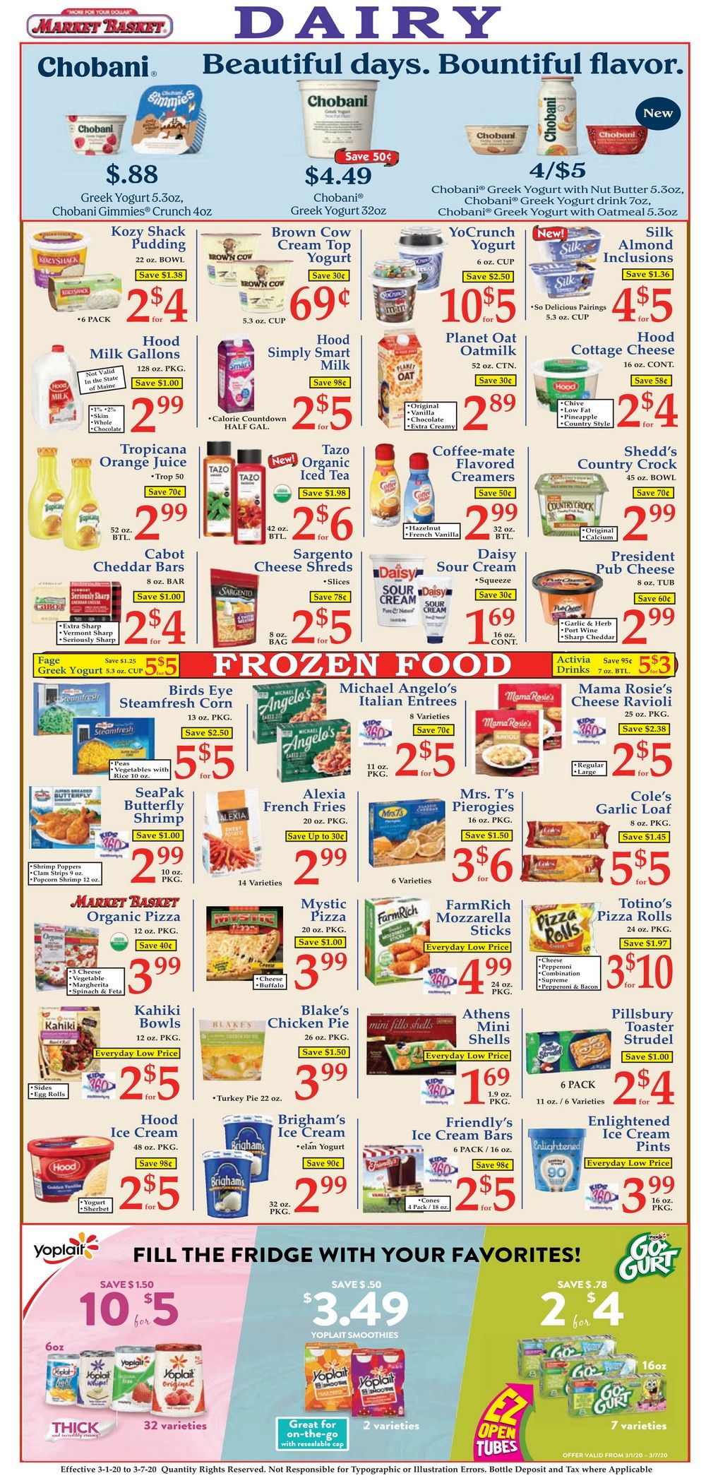 Market Basket Weekly Ad Mar 1 Mar 7, 2020