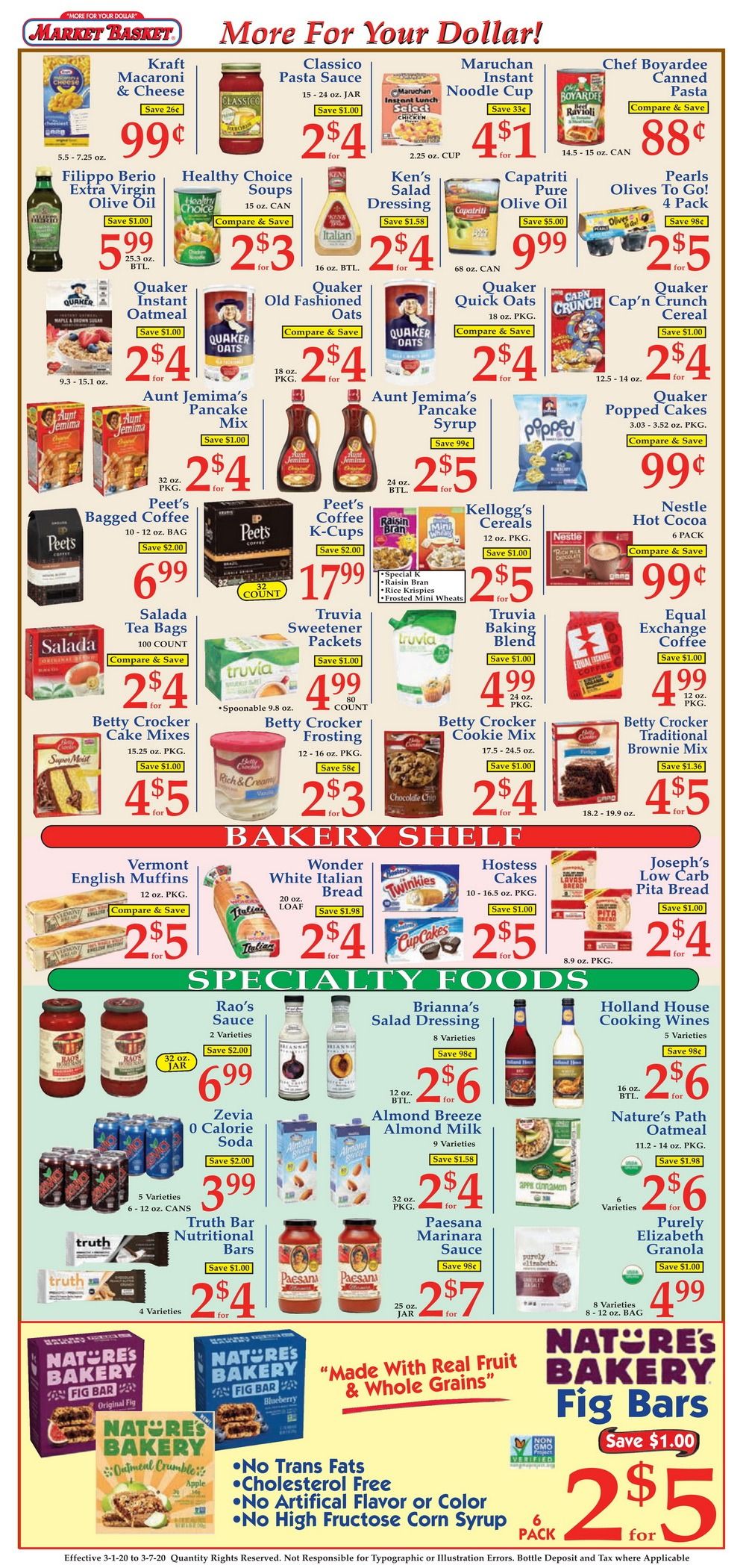 Market Basket Weekly Ad Mar 1 Mar 7, 2020
