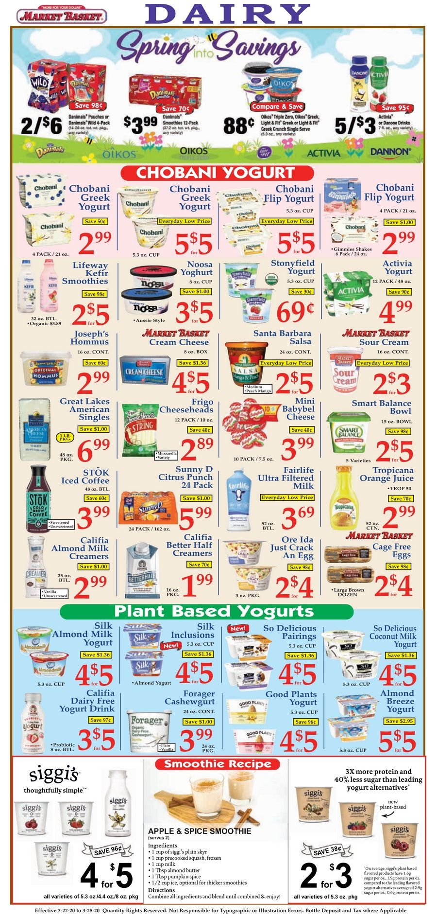Market Basket Weekly Ad Mar 22 Mar 28, 2020