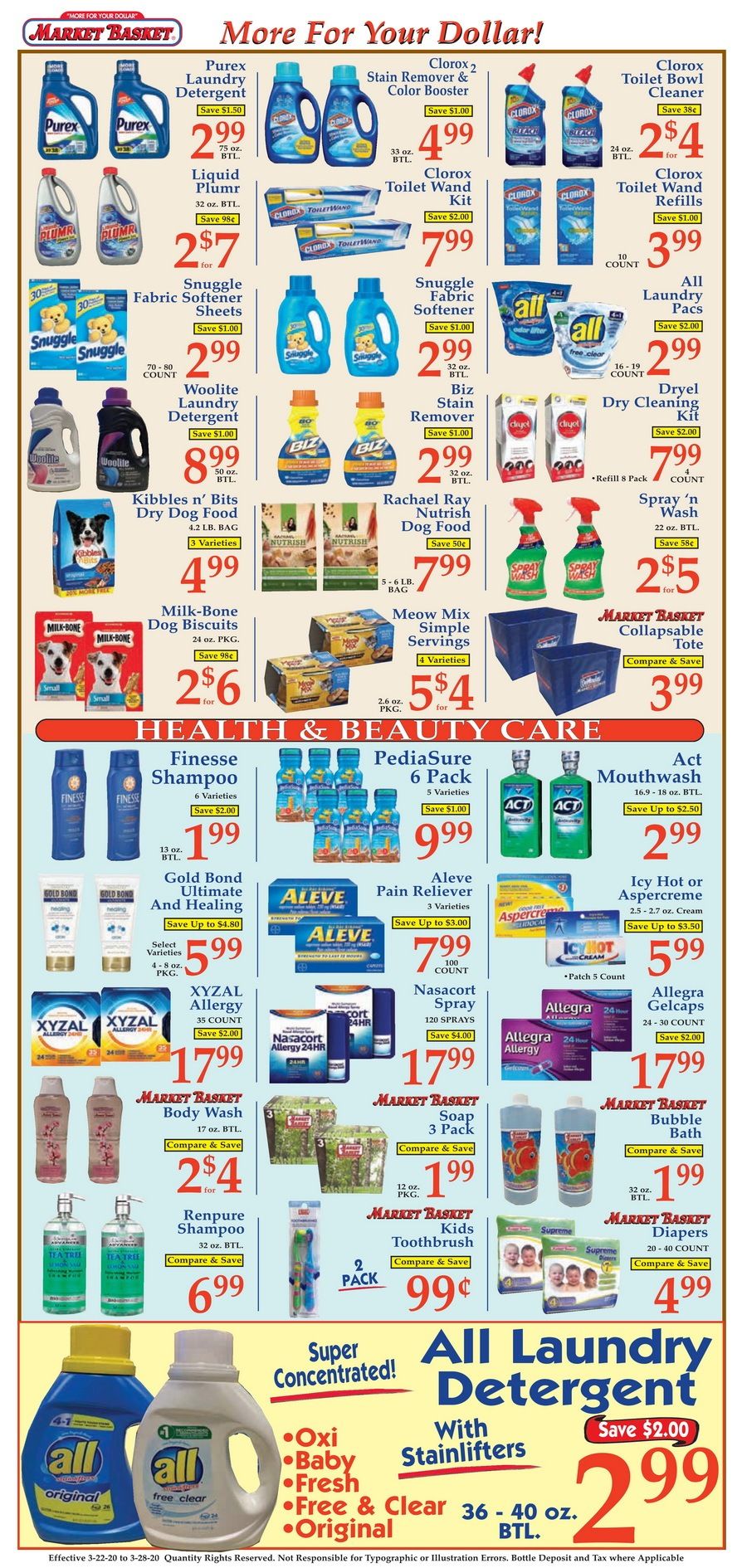 Market Basket Weekly Ad Mar 22 Mar 28, 2020