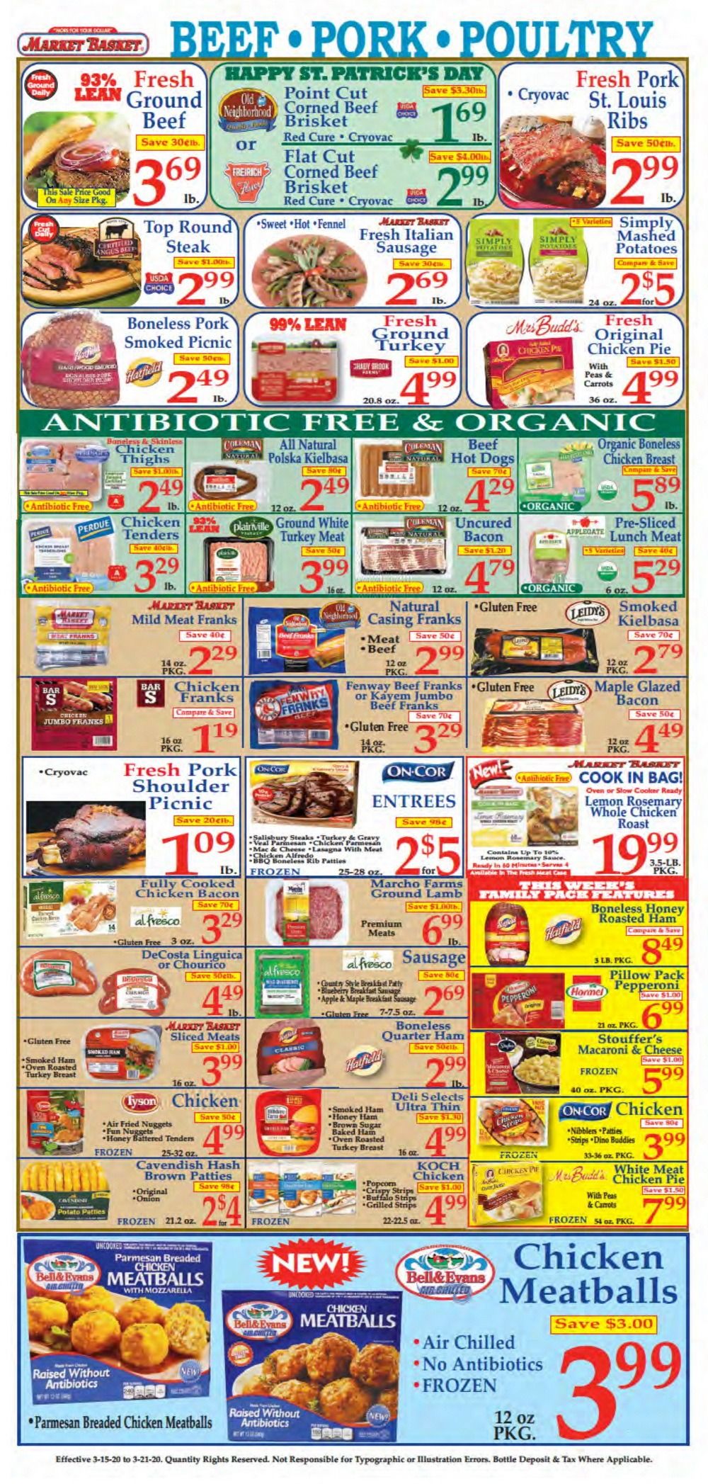 Market Basket Weekly Flyer Mar 15 Mar 21, 2020