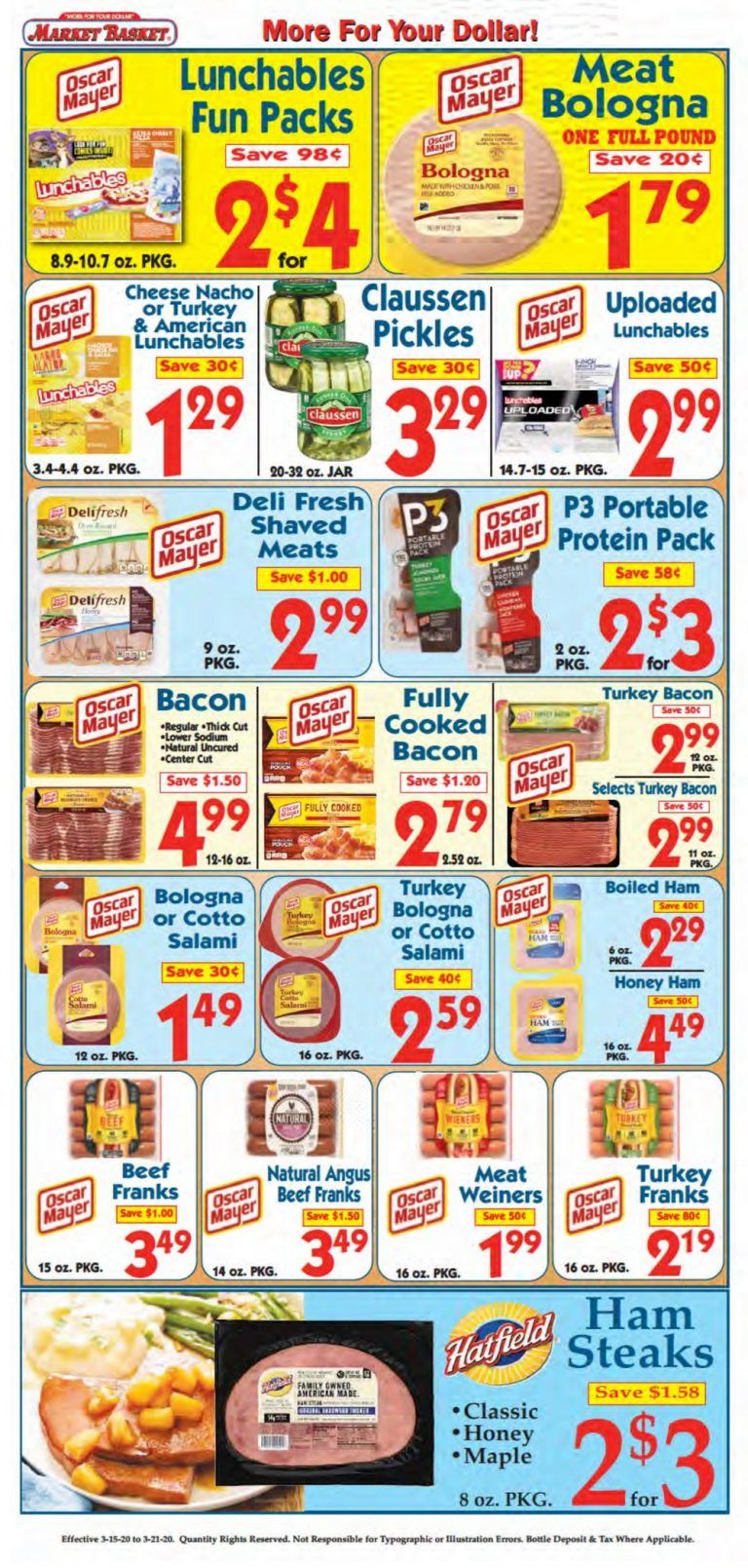 Market Basket Weekly Flyer Mar 15 Mar 21, 2020