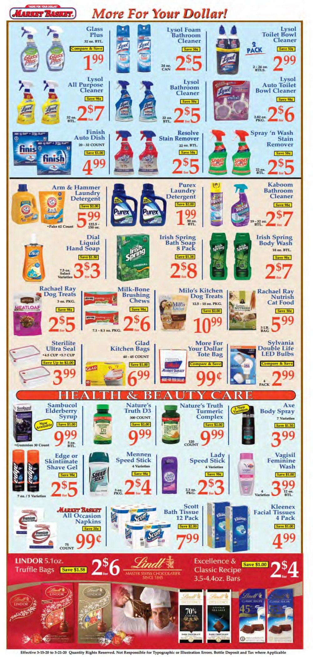 Market Basket Weekly Flyer Mar 15 Mar 21, 2020