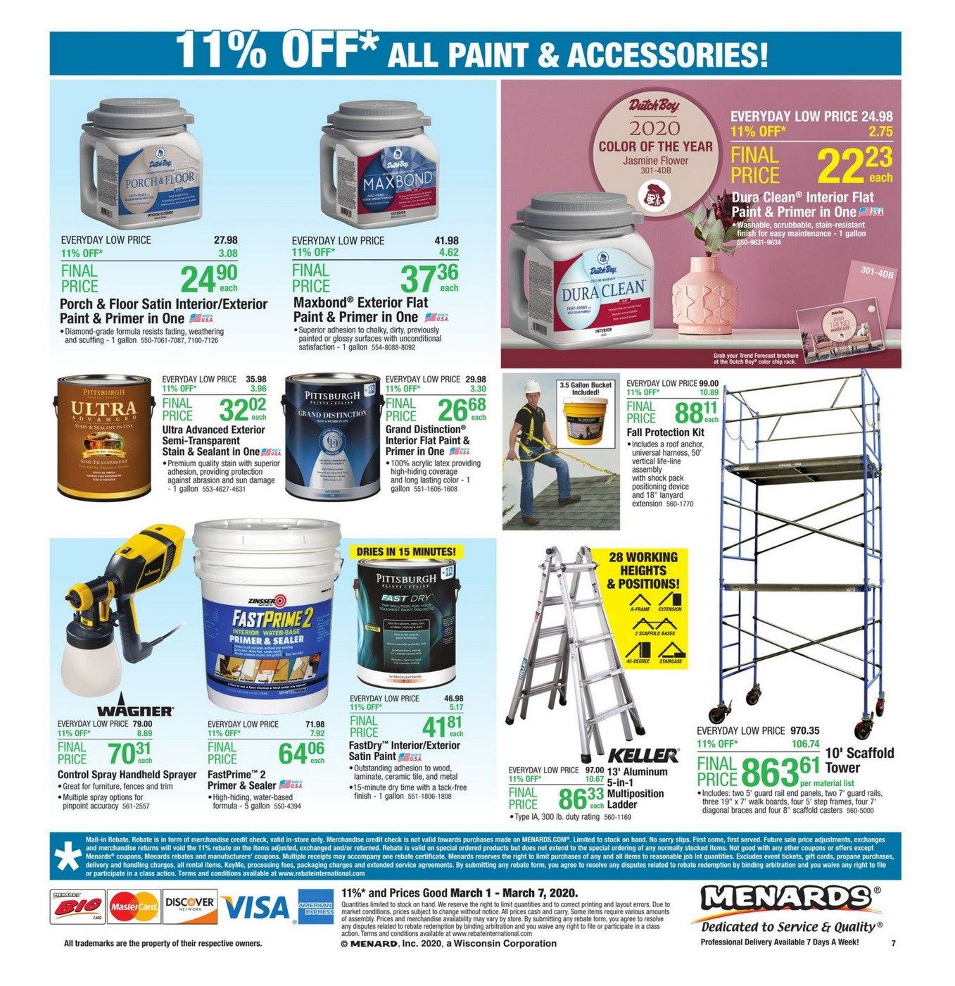 Menards Weekly Ad Mar 01 Mar 07, 2020