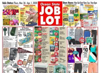 Ocean State Job Lot Weekly Ad Mar 26 – Apr 01, 2020