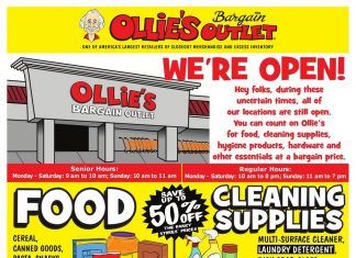 Ollie’s Weekly Ad Mar 26– Apr 01, 2020