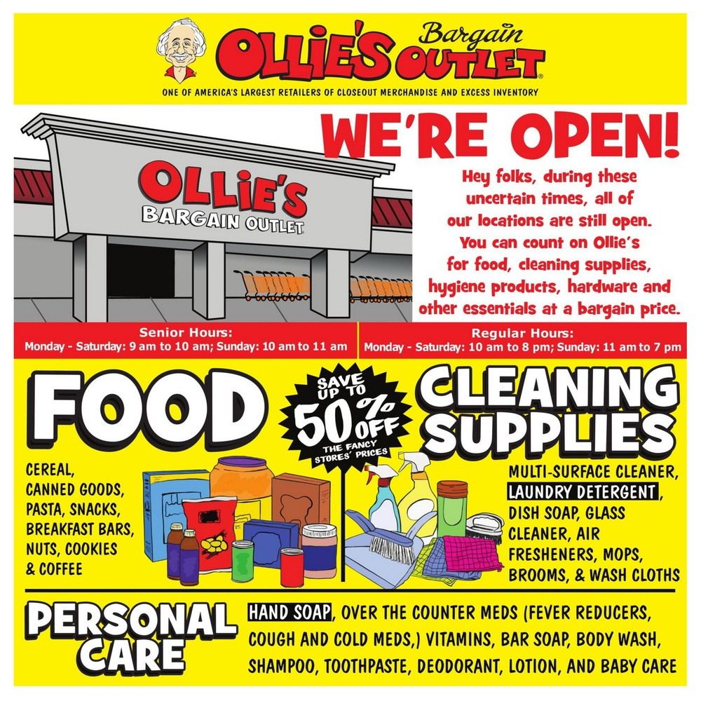 Ollie's Weekly Ad Mar 26 Apr 01, 2020