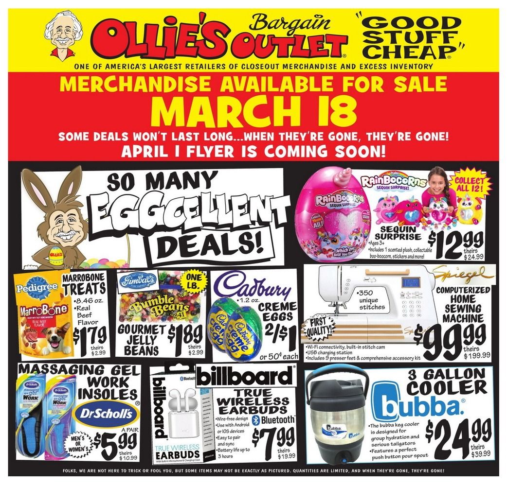 Ollie's Weekly Ad Mar 18 Mar 25, 2020