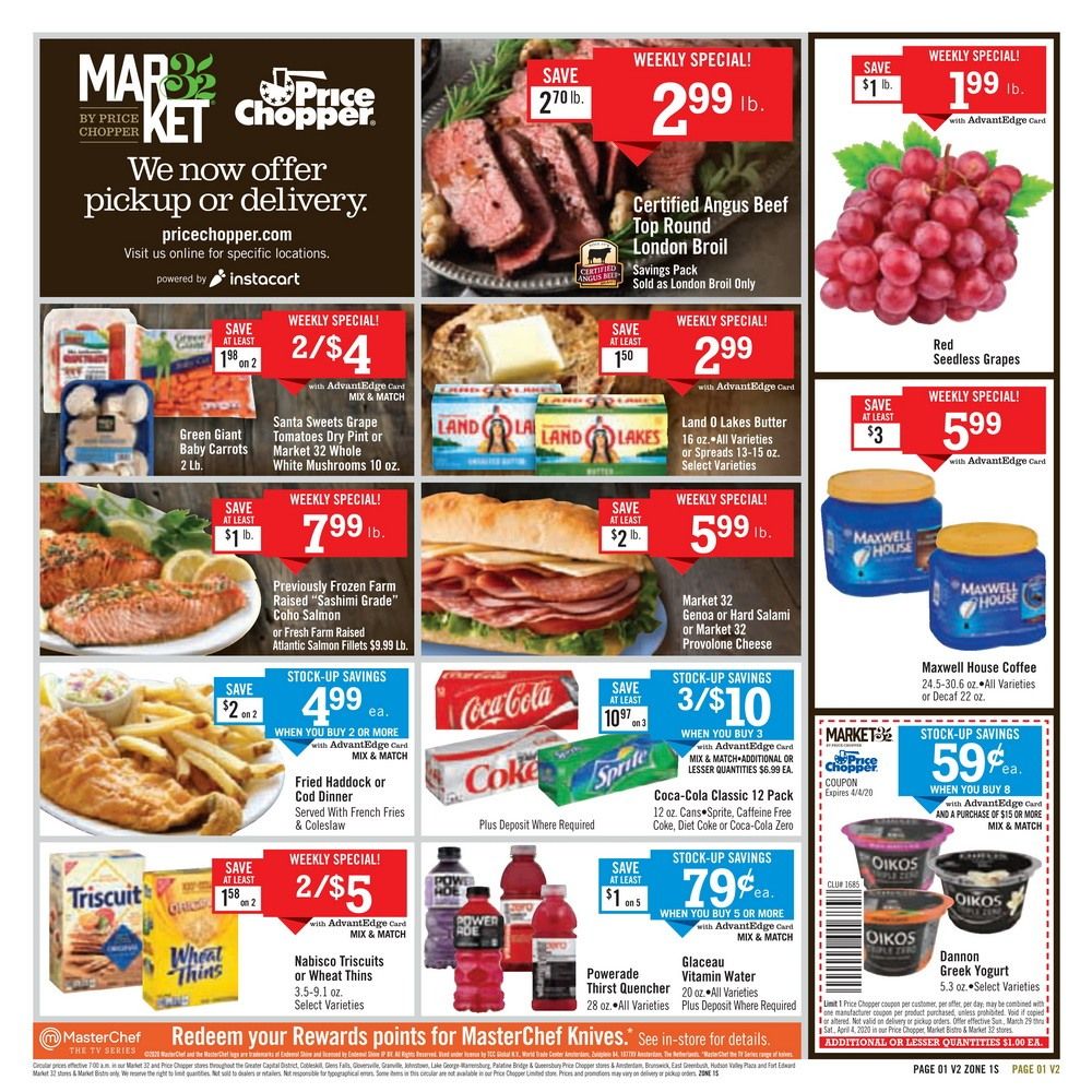 Price Chopper Weekly Ad Mar 29 Apr 04, 2020