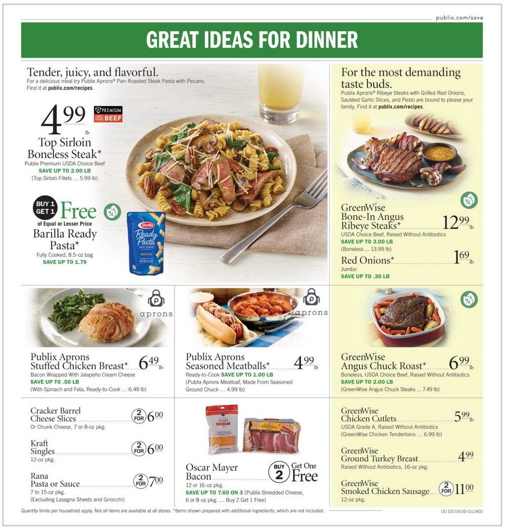Publix Weekly Ad Mar 18 Mar 24, 2020