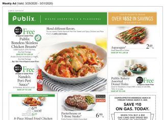 Publix Weekly Ad Mar 25 – Mar 31, 2020