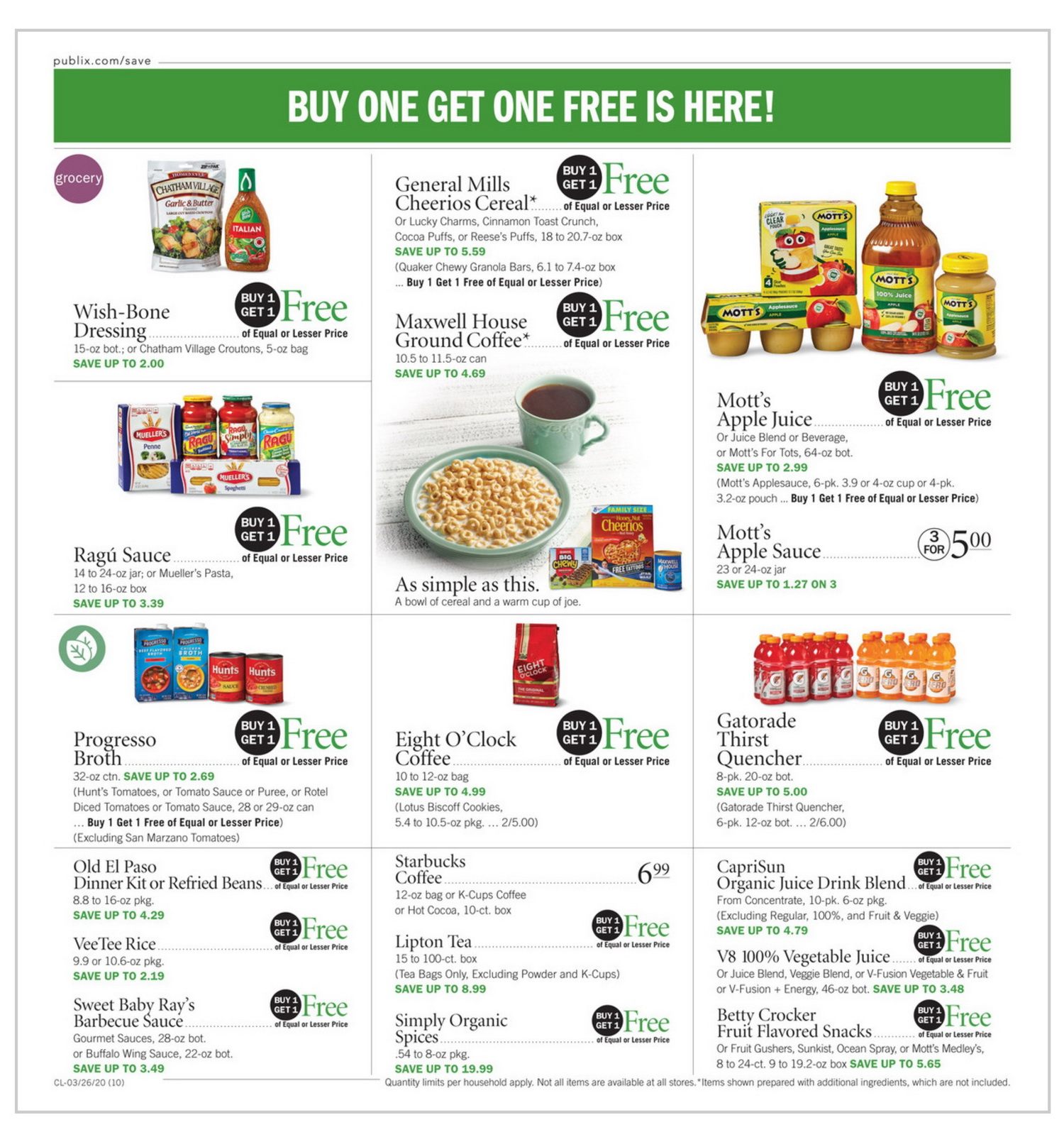 Publix Weekly Ad Mar 25 Mar 31, 2020